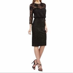 NEW JS Collections Soutache Blouson Midi Dress 4